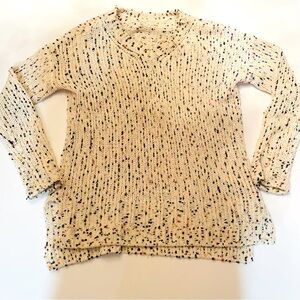 Speckled Cream Knit Sweater